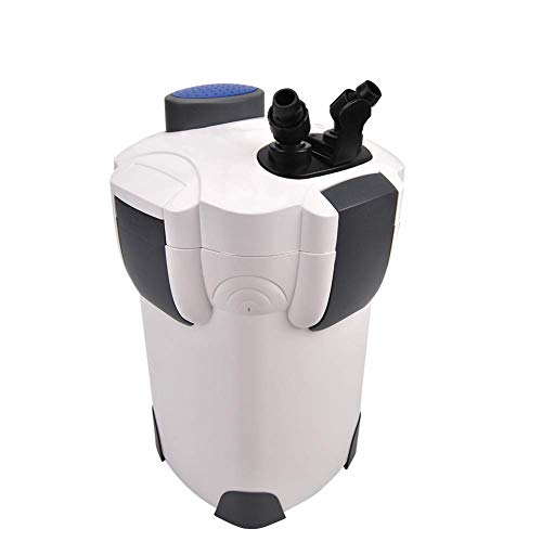 Polar Aurora 3-stage External Aquarium Filter 265gph with Builtin Pump Kit Canister (265 GPH with media)