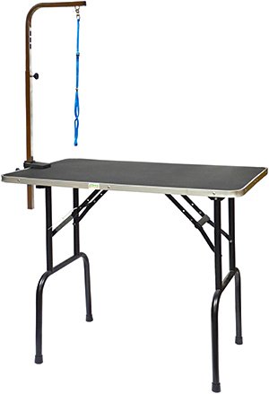 Go Pet Club Pet Dog Grooming Table with Arm, 30-Inch