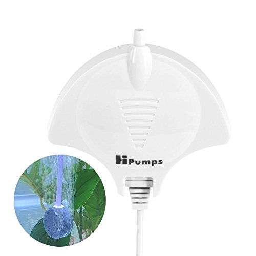 Mylivell Super Quiet Aquarium Air Pump High Out Oxygen Air Pump for Fish Tank Aquaculture White