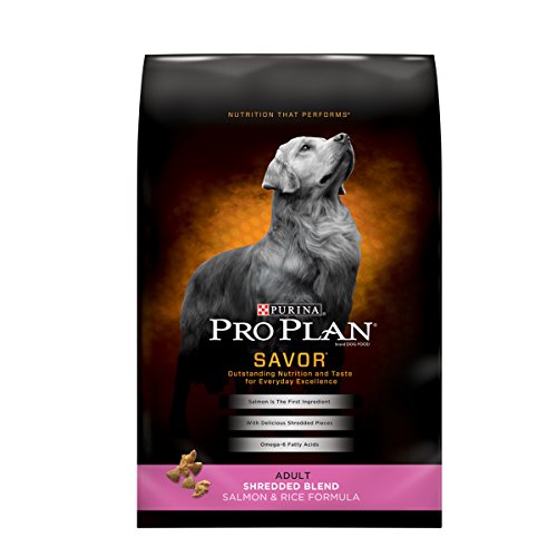 Purina Pro Plan Savor Shredded Blend Salmon & Rice Formula Adult Dry Dog Food – 33 Lb. Bag