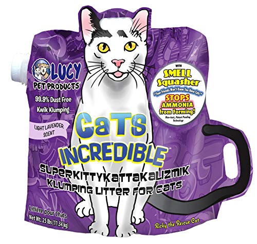 Cats Incredible Lavender SuperKittyKattakalizmik Klumping Litter, 25 lb