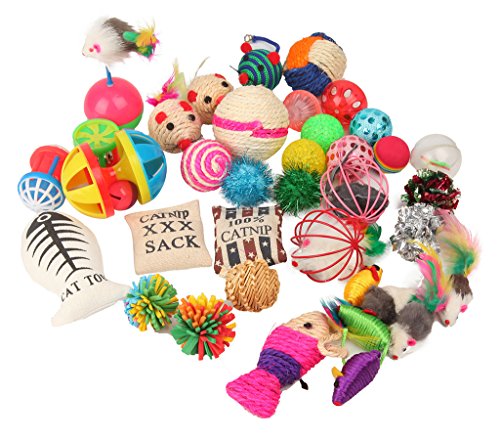 Fashion’s Talk Cat Toys Variety Pack for Kitty 20 Pieces