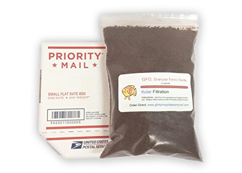 Kolar Filtration GFO – 1 Pound Bag of Phosphate Removal Media for Salt Water Reef Aquariums and Coral Health