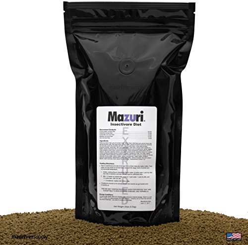 Mazuri Insectivore Diet, Designed For A Range Of Insect-Eating Mammals, Birds, Reptiles And Amphibians (Shrews, Hedgehogs, Sugar Gliders, Anteaters, Swifts, Swallows, Bearded Dragons & More, 20oz(0.5kg)
