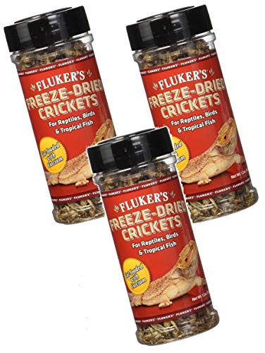 Fluker’s 1.2-Ounce Freeze Dried Crickets (Pack of 3)