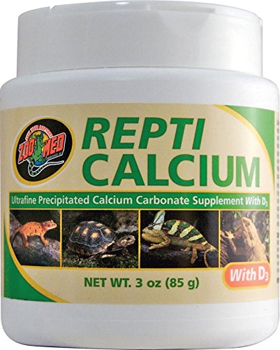 Zoo Med Calcium With Vitamin D3 Reptile Food, 3-Ounce